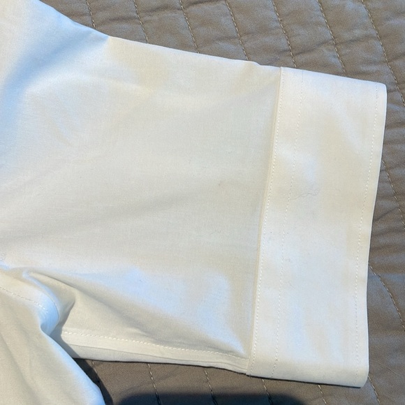 Short sleeve white blouse - Picture 3 of 6